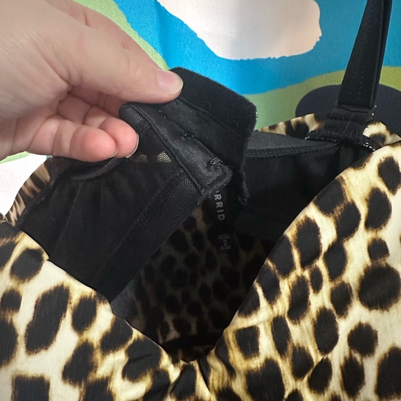 Torrid Animal Print swim dress built in bra 2X D/DD - Picture 10 of 11